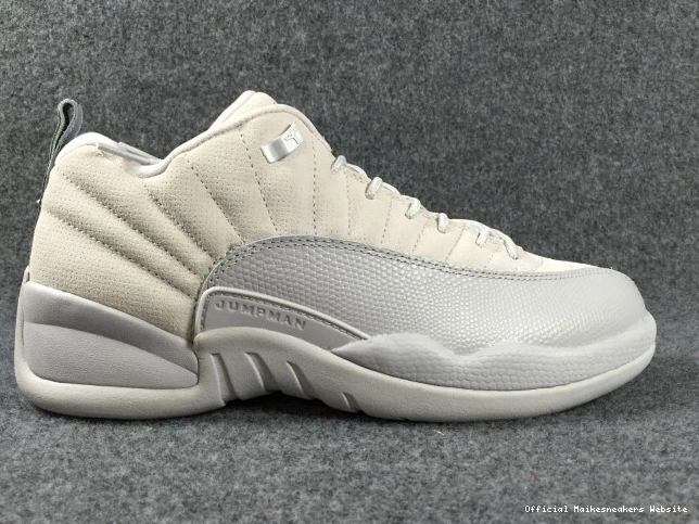 Official Maikesneakers Low Grey Jordan 12 Suede 308317-002 Air 0706